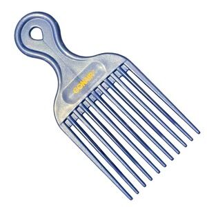 VTG Conair Pro Styling Hair Pick Lift Combs Detangle & Style blue Glitter